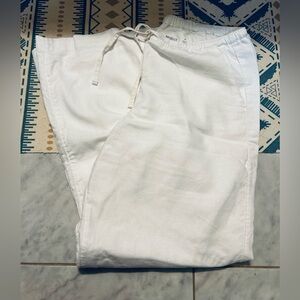 Hollister Crisp White Casual Pants